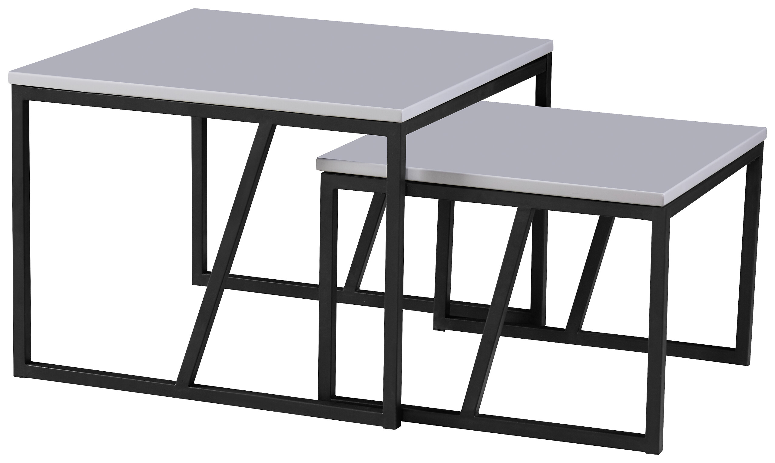 Couchtisch Lola 2 grau MDF