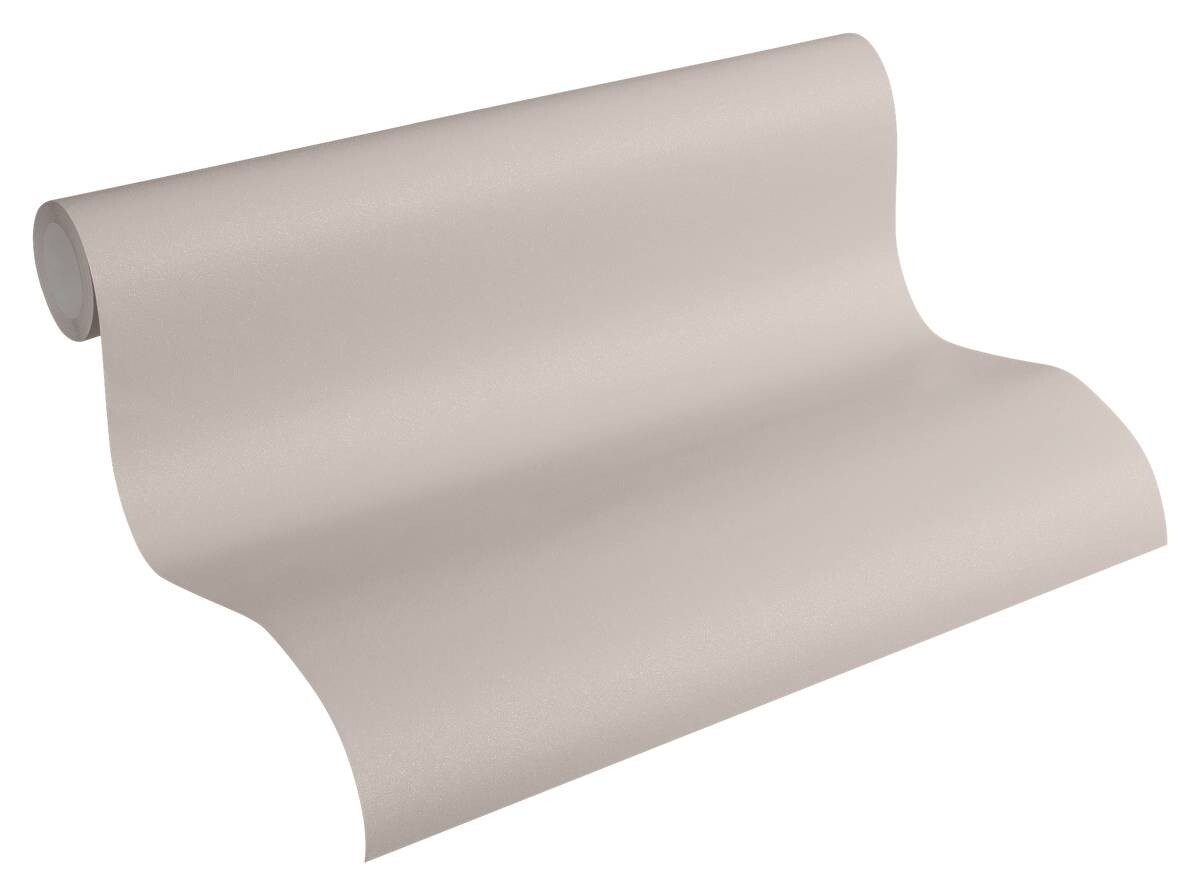 A.S.Creation Vliestapete Life 4 Uni grau B/L: ca. 53x1005 cm