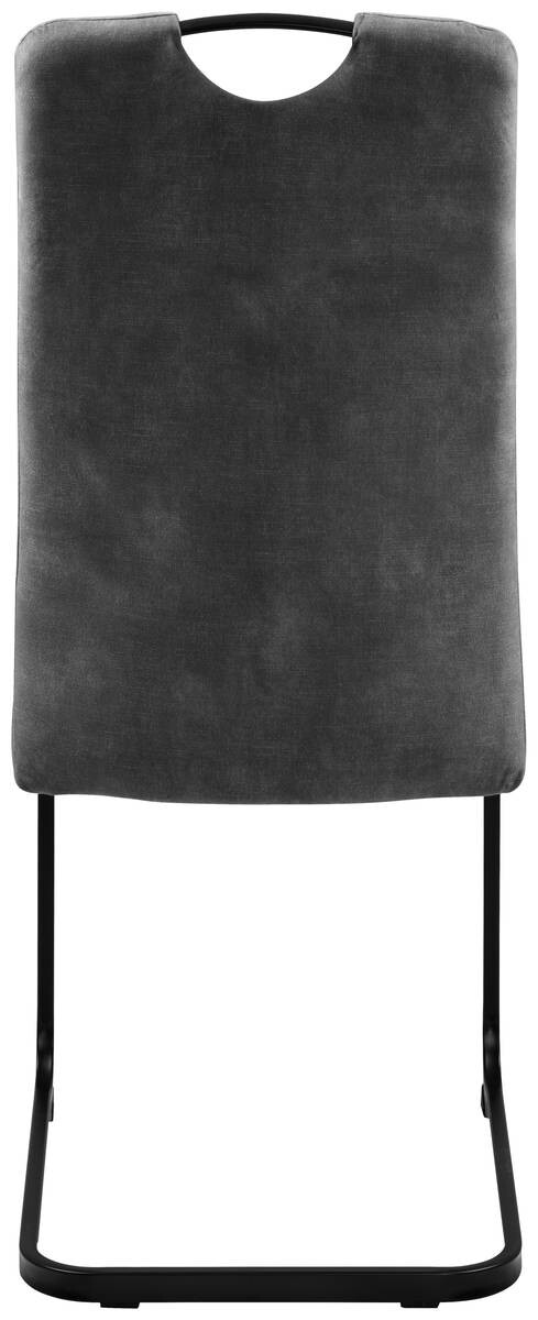 Schwingstuhl Zora anthrazit Microfaser B/H/T: ca. 42x100x61 cm