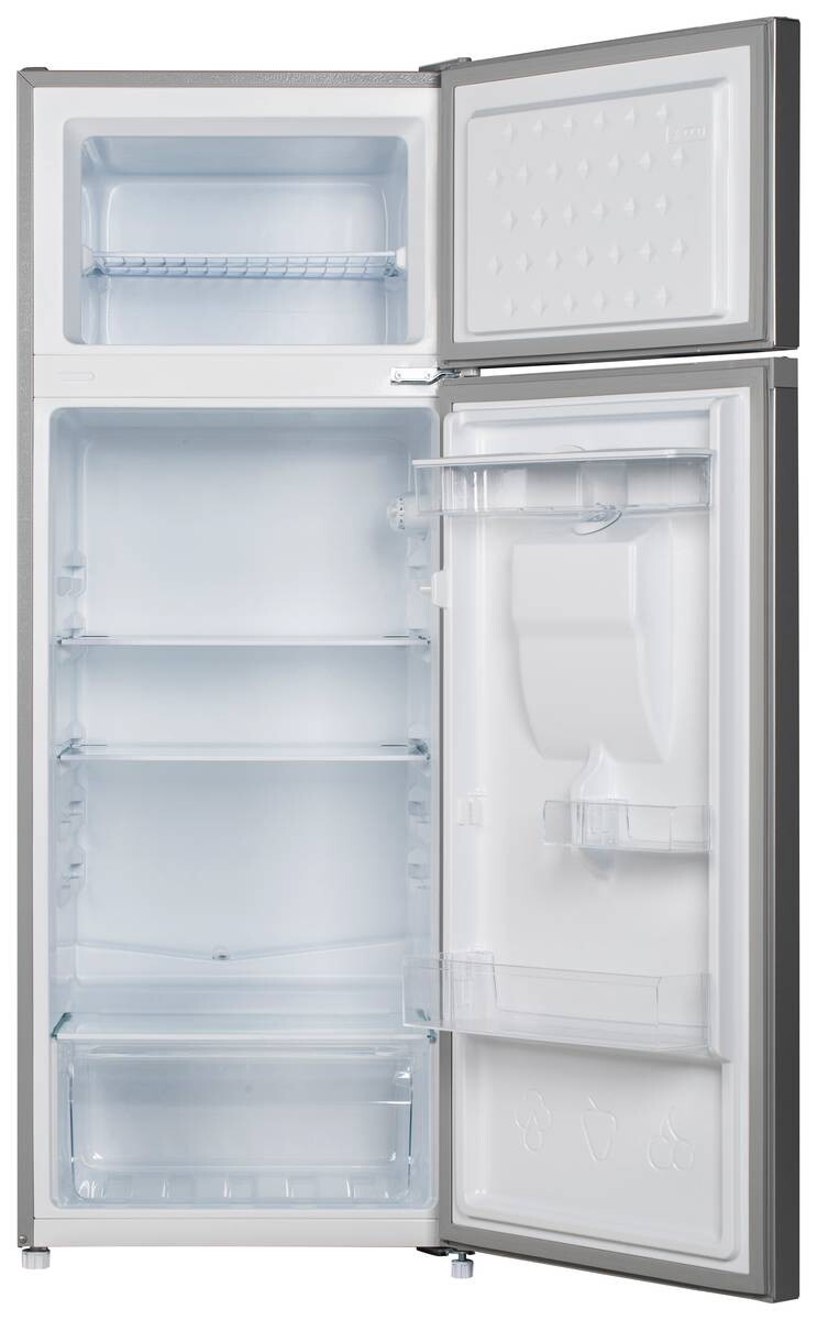 POCOline Kühl-/Gefrierkombination KGK 143-211DSIWD silber B/H/T: ca. 54x142,8x55,1 cm