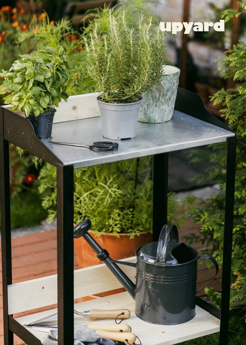 UPYARD Pflanztisch MODERN natur B/H/L: ca. 39x92x80 cm