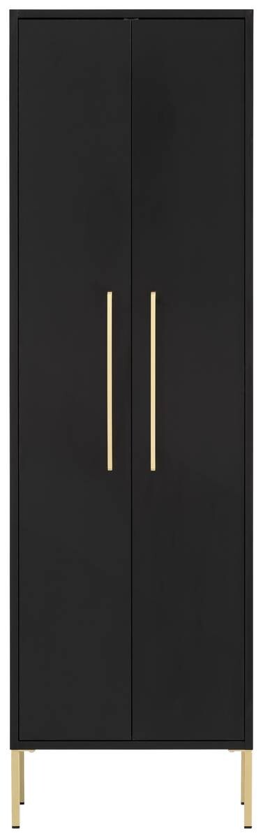 Midischrank Sarah schwarz B/H/T: ca. 46,2x154,7x30,1 cm