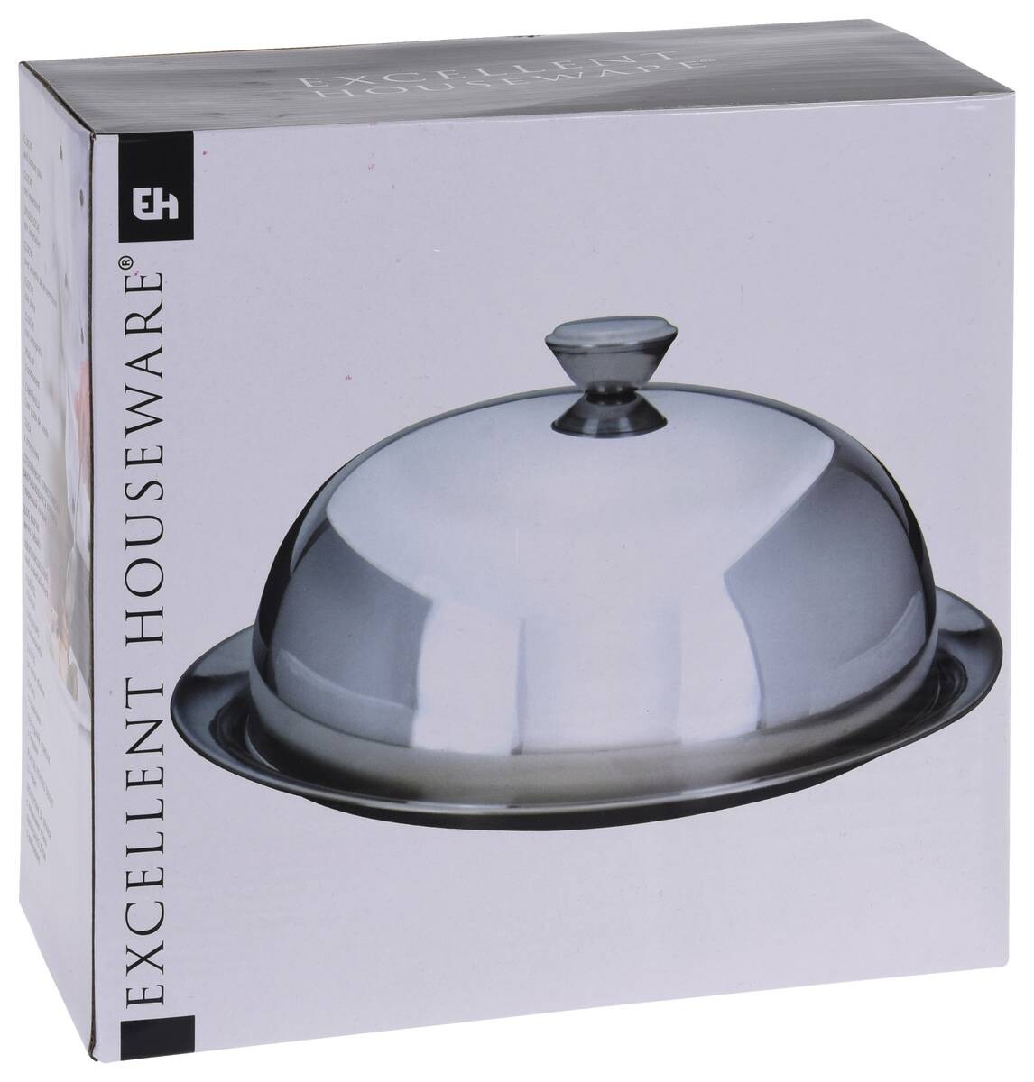 Kuchenglocke silber Edelstahl H/D: ca. 14x24,5 cm