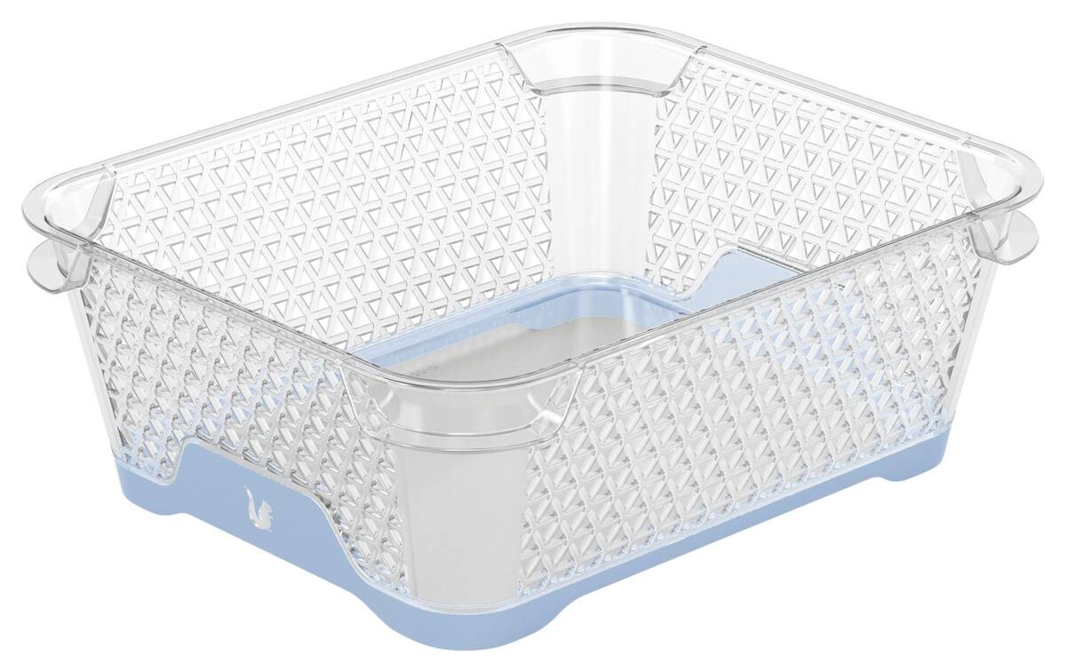 keeeper Stapelkörbchen blau B/H/L: ca. 16x7x20 cm