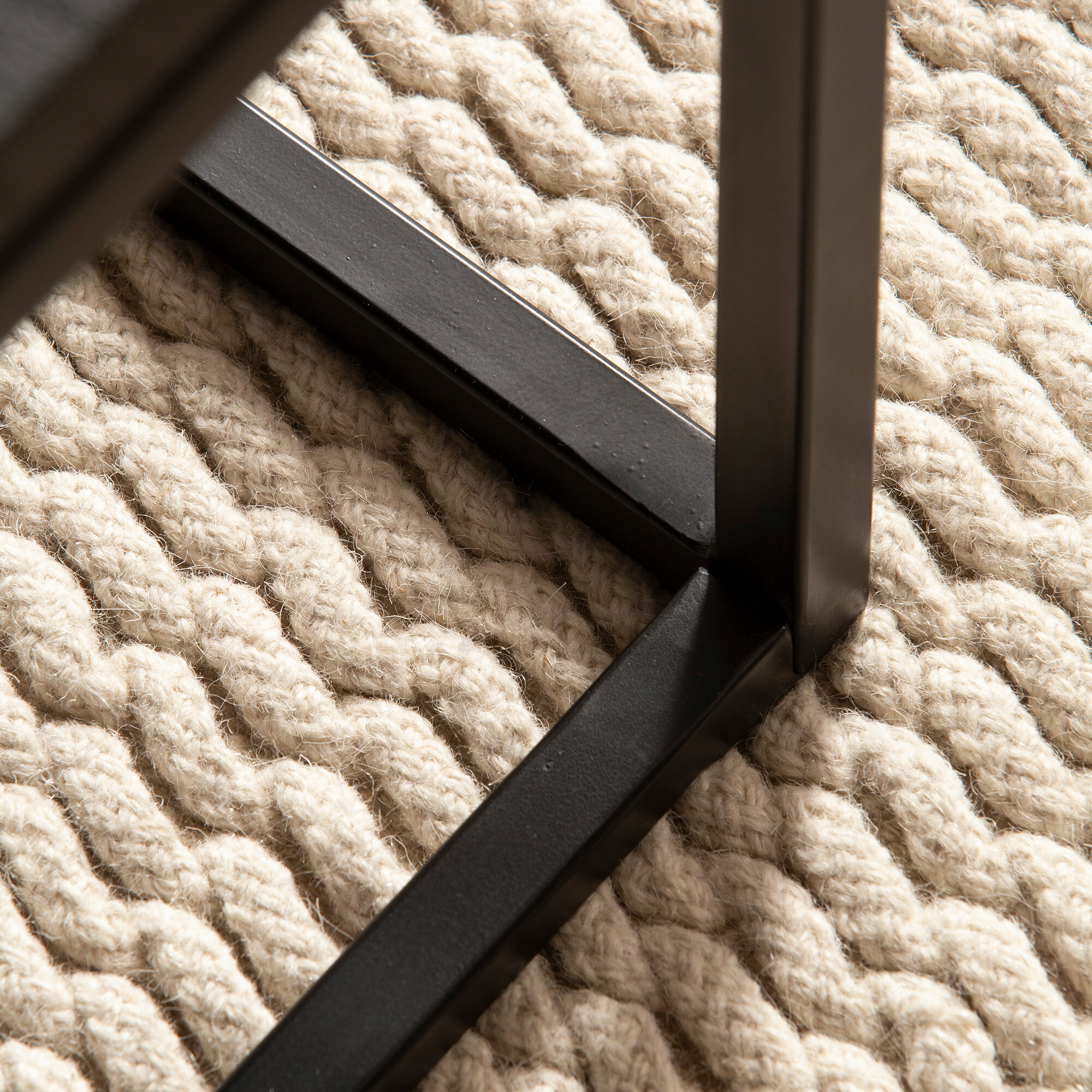 Wohnling Couchtisch schwarz Mango B/H/T: ca. 120x40x60 cm