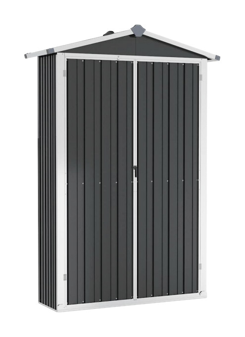 vidaXL Gerätehaus anthrazit B/H: ca. 116x175 cm