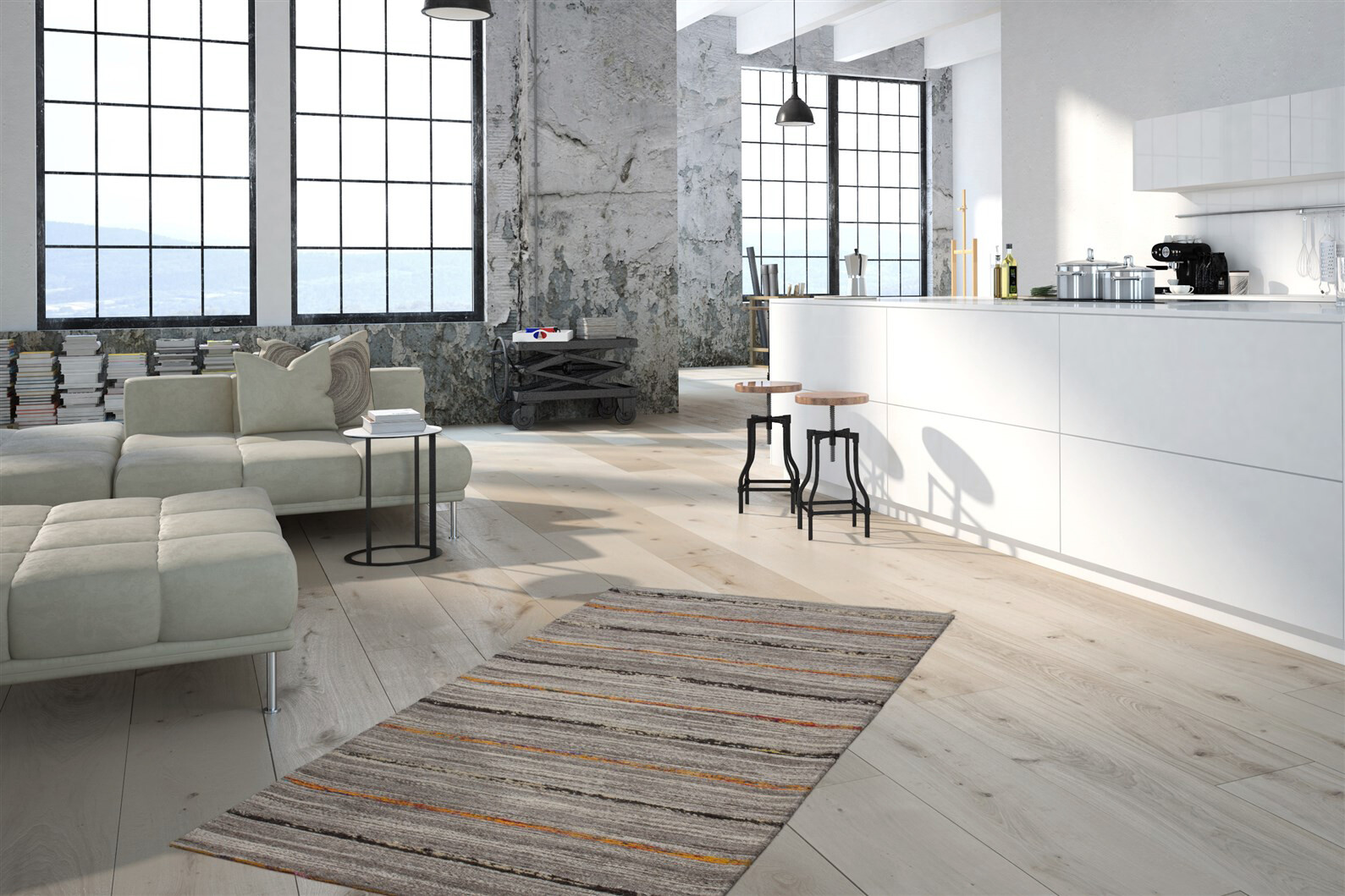 Kayoom Kurzflorteppich Duarte 110 creme B/L: ca. 120x170 cm Kayoom Kurzflorteppich Duarte 110 creme B/L: ca. 120x170 cm