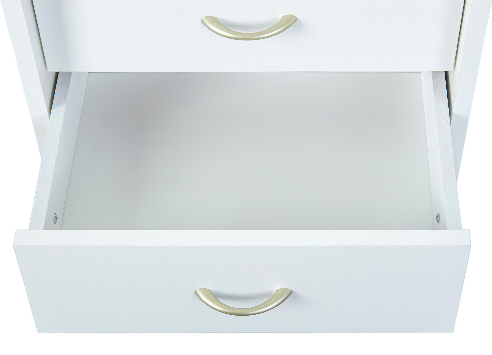 Rollcontainer Pronti weiß B/H/T: ca. 40x65x36 cm