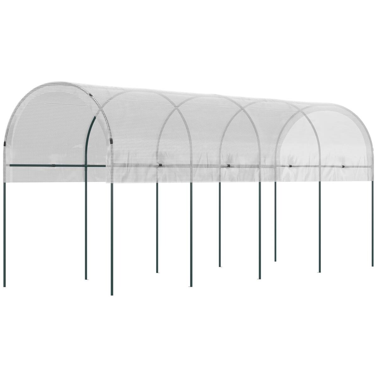 Outsunny Tomatengewächsüberdachung B/H/L: ca. 120x170x400 cm