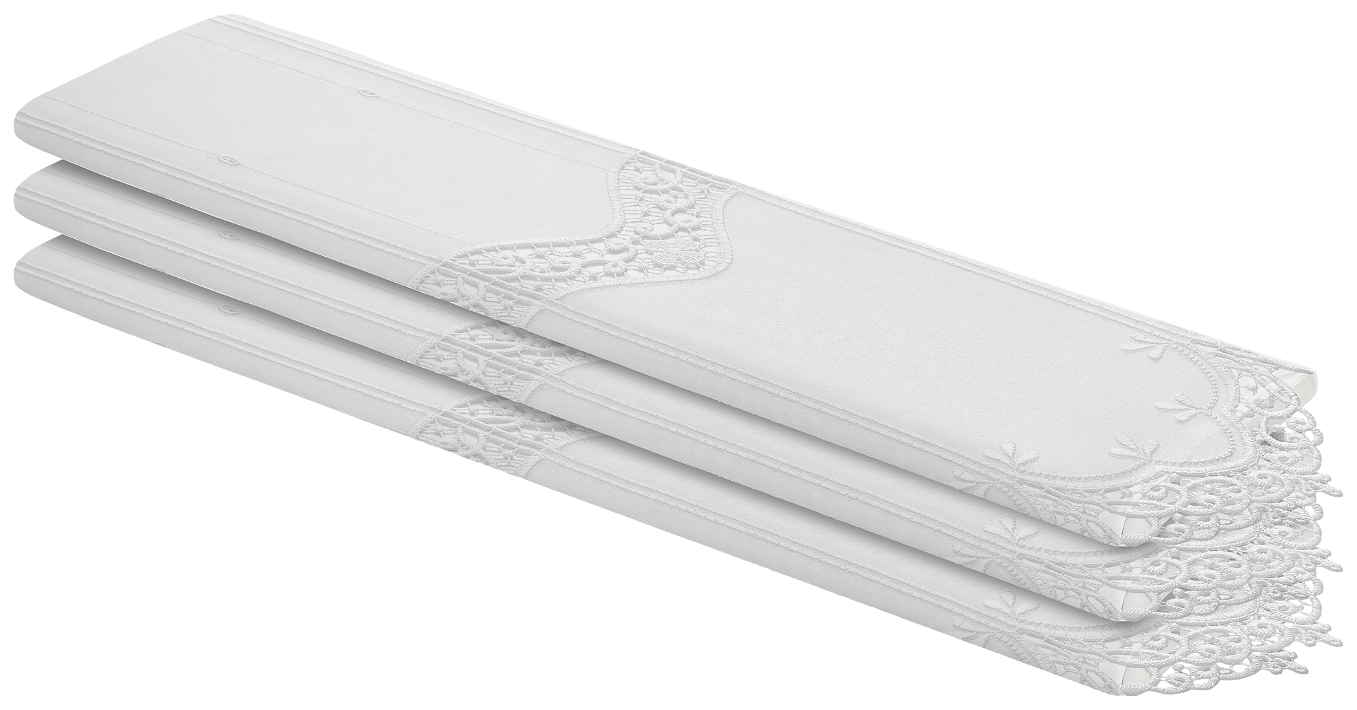 Clipstore-Meterware Haylee weiß H: ca. 140 cm