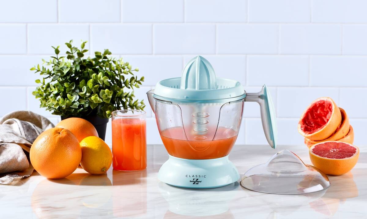 SWISS HOME Zitrusentsafter CLASSIC blau Kunststoff