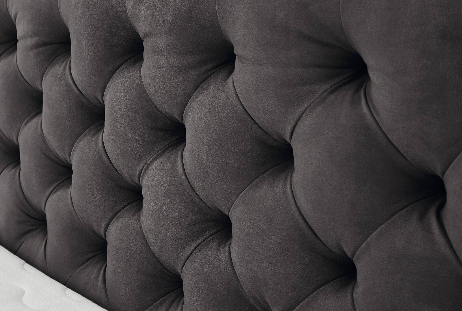 Boxspringbett  anthrazit Liegefläche B/L: ca. 180x200 cm