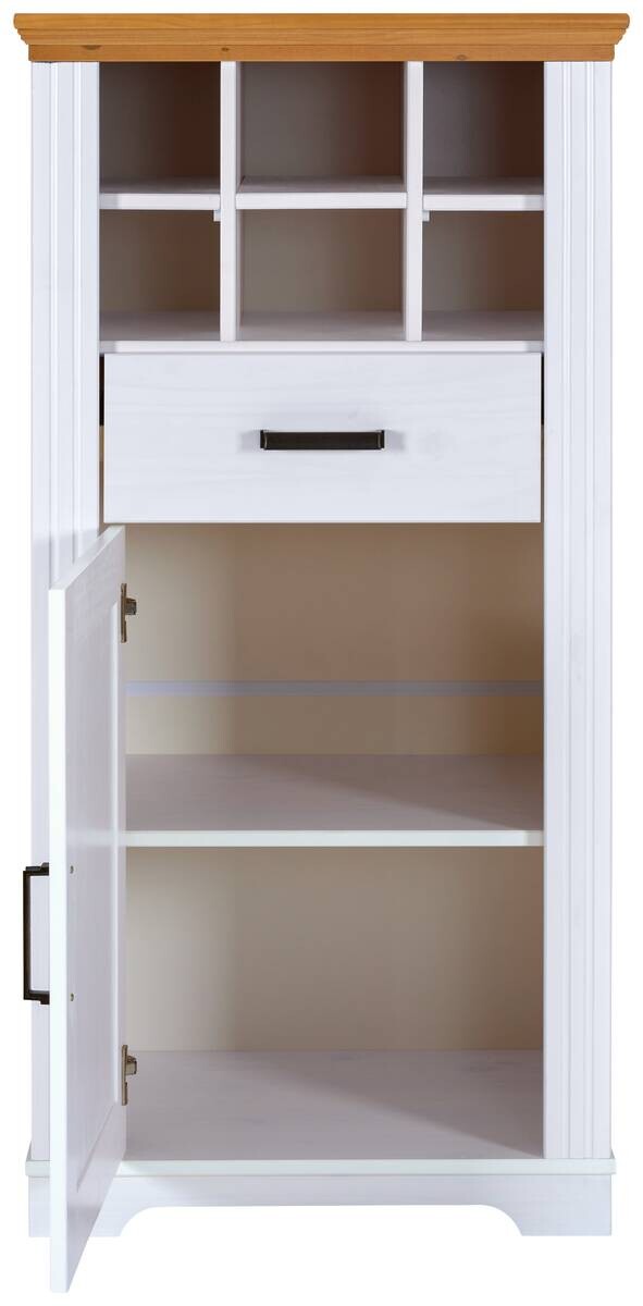 Kommode Maluno weiß lackiert B/H/L: ca. 48x136x68 cm