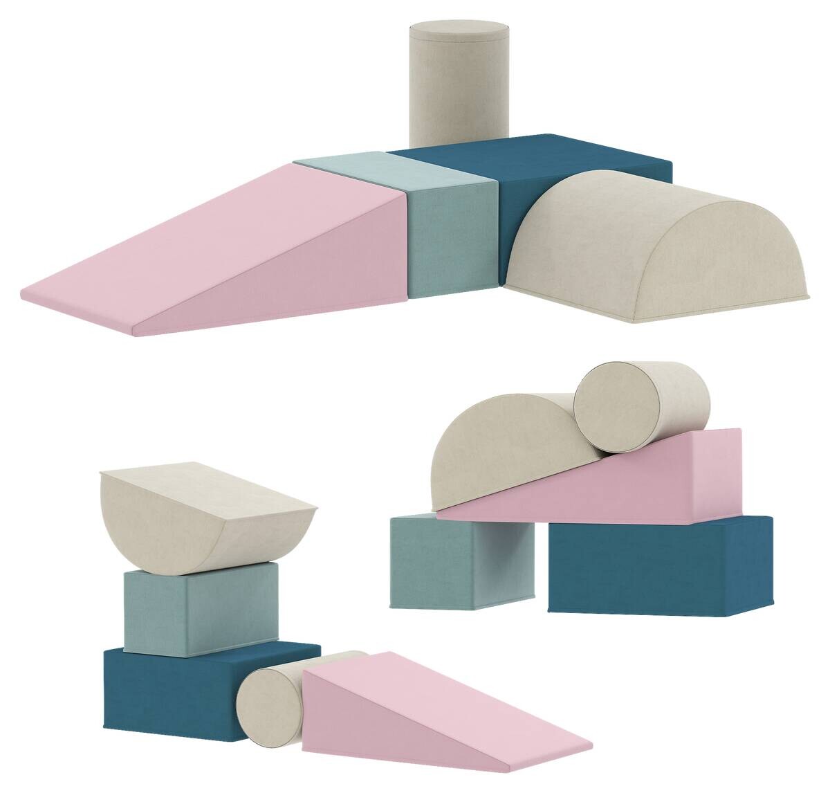 AIYAPLAY Schaumstoffbausteine B/H/L: ca. 40,6x60x61 cm