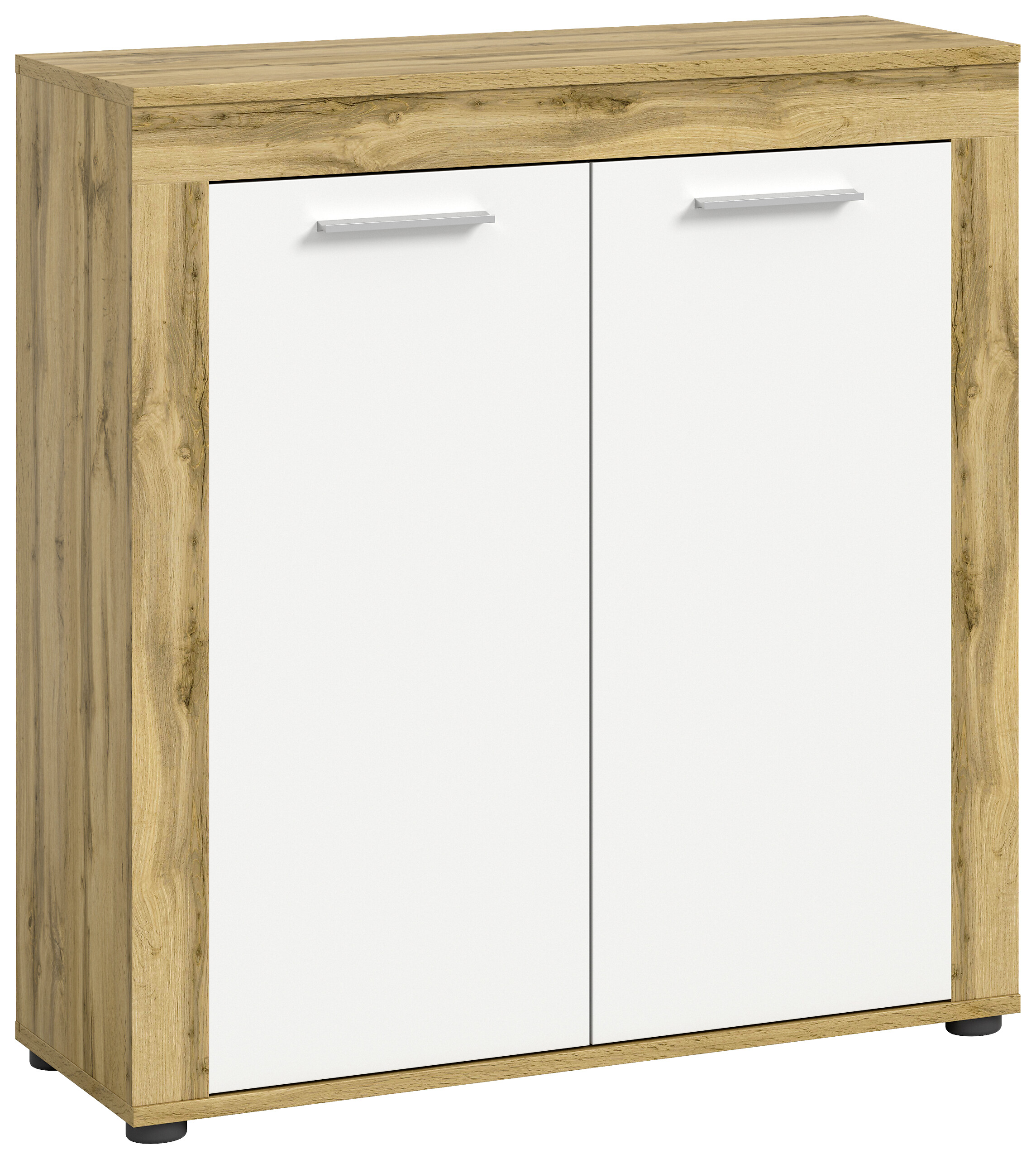 Highboard Jam Eiche Wotan Nachbildung weiß B/H/T: ca. 80x88x35 cm Highboard Jam Eiche Wotan Nachbildung weiß B/H/T: ca. 80x88x35 cm