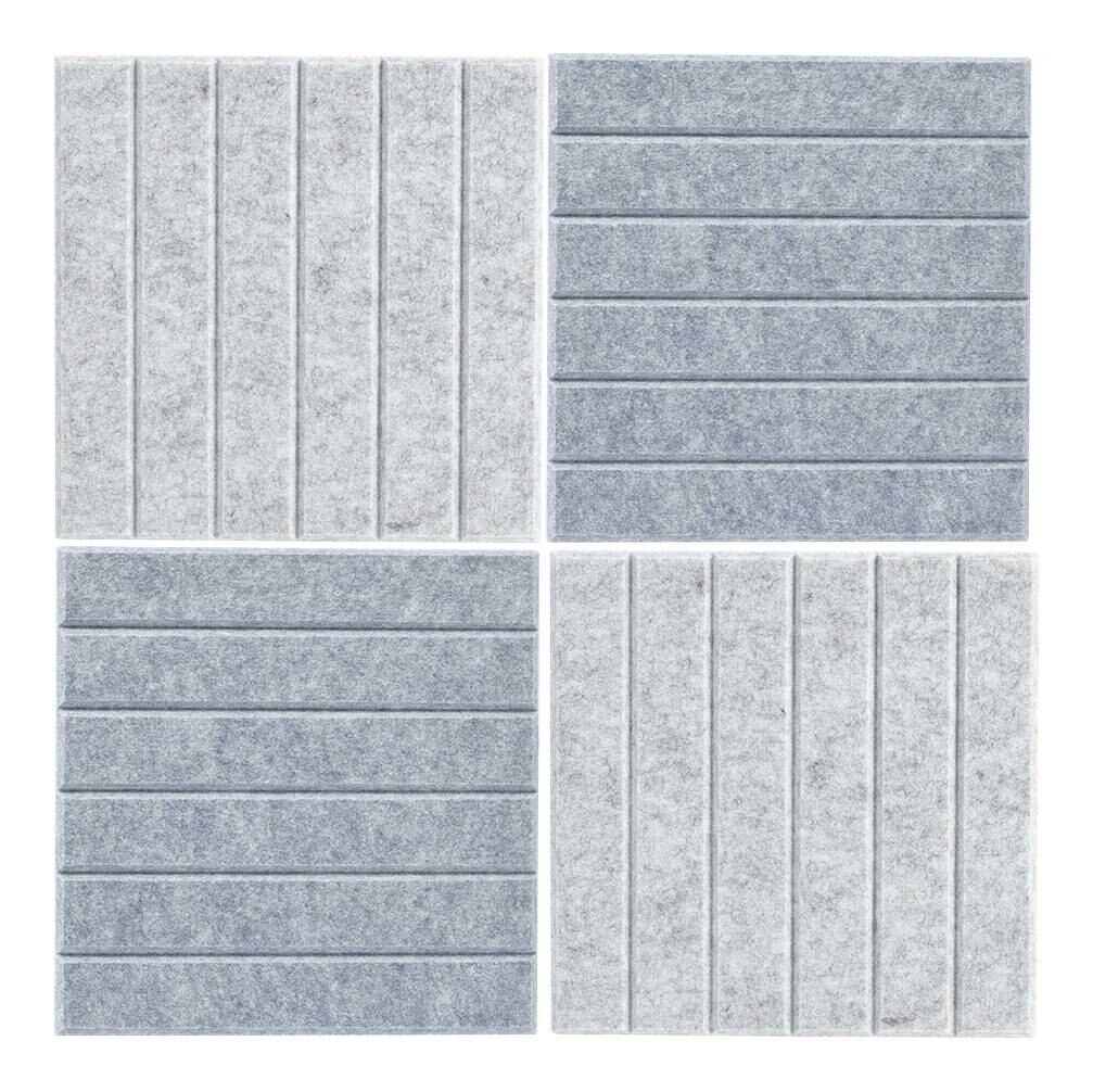 Zeller Pinboard-Set dunkelgrau Mittelgrau B/L: ca. 30x30 cm