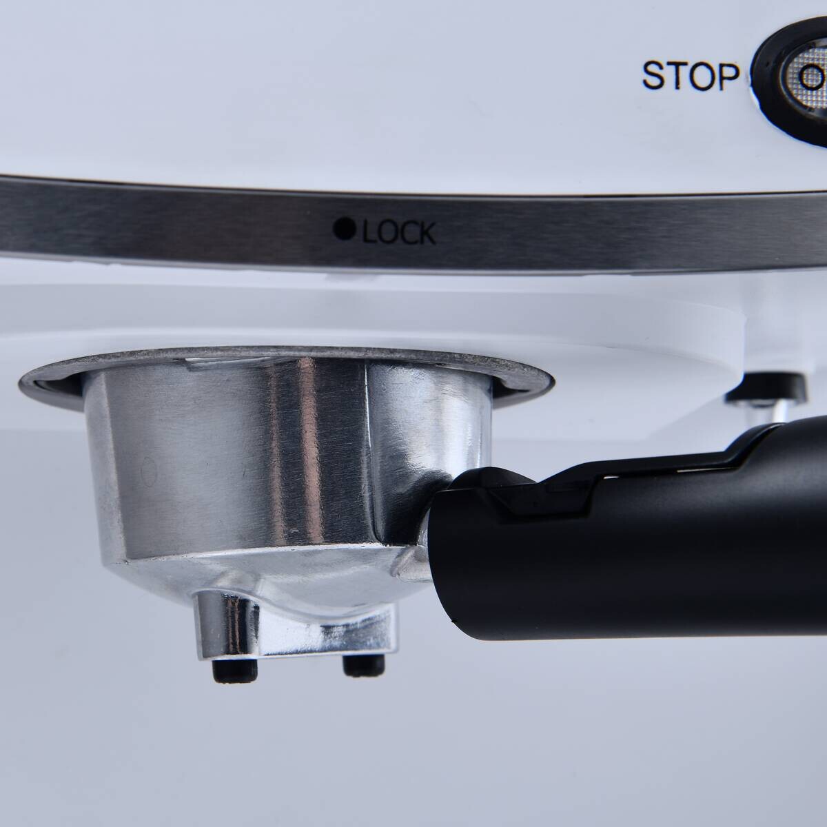 BERGNER Espressomaschine weiß Aluminium B/H/L: ca. 29,5x31x33,5 cm