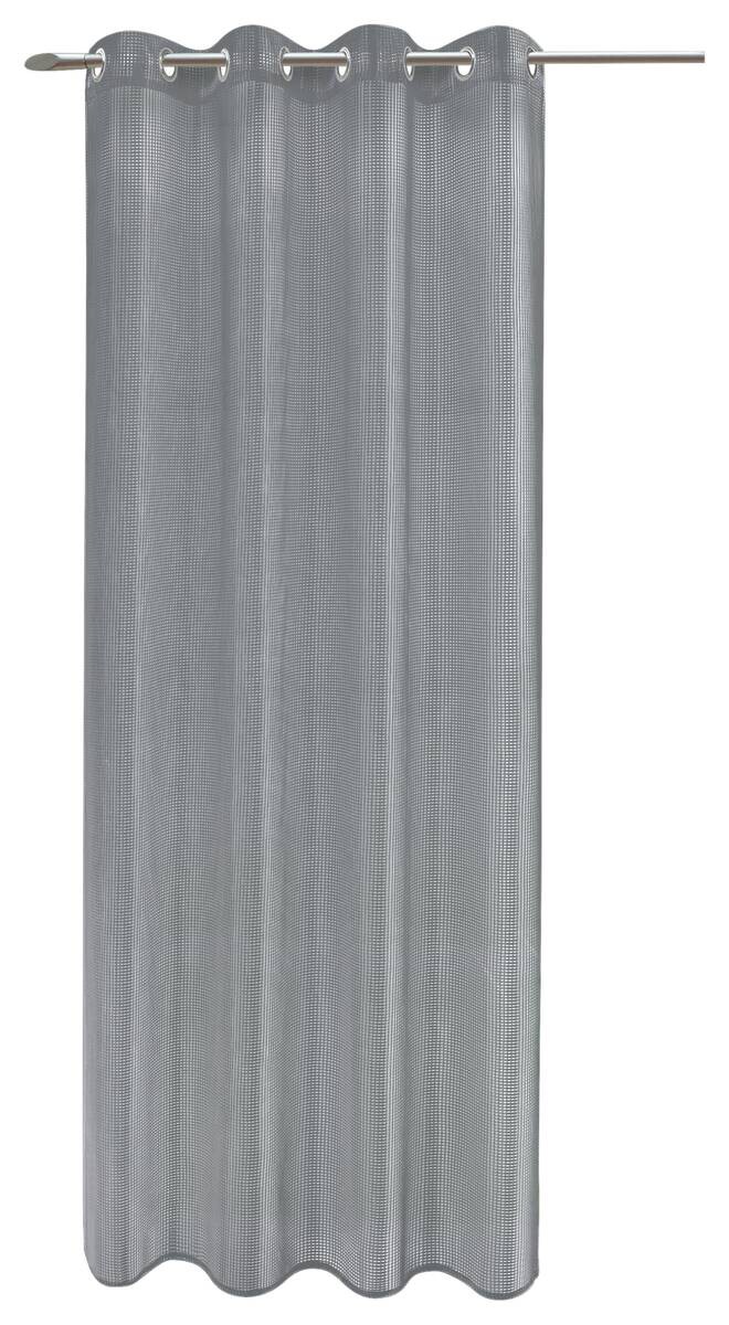 Ösenvorhang Eve silber B/L: ca. 140x245 cm
