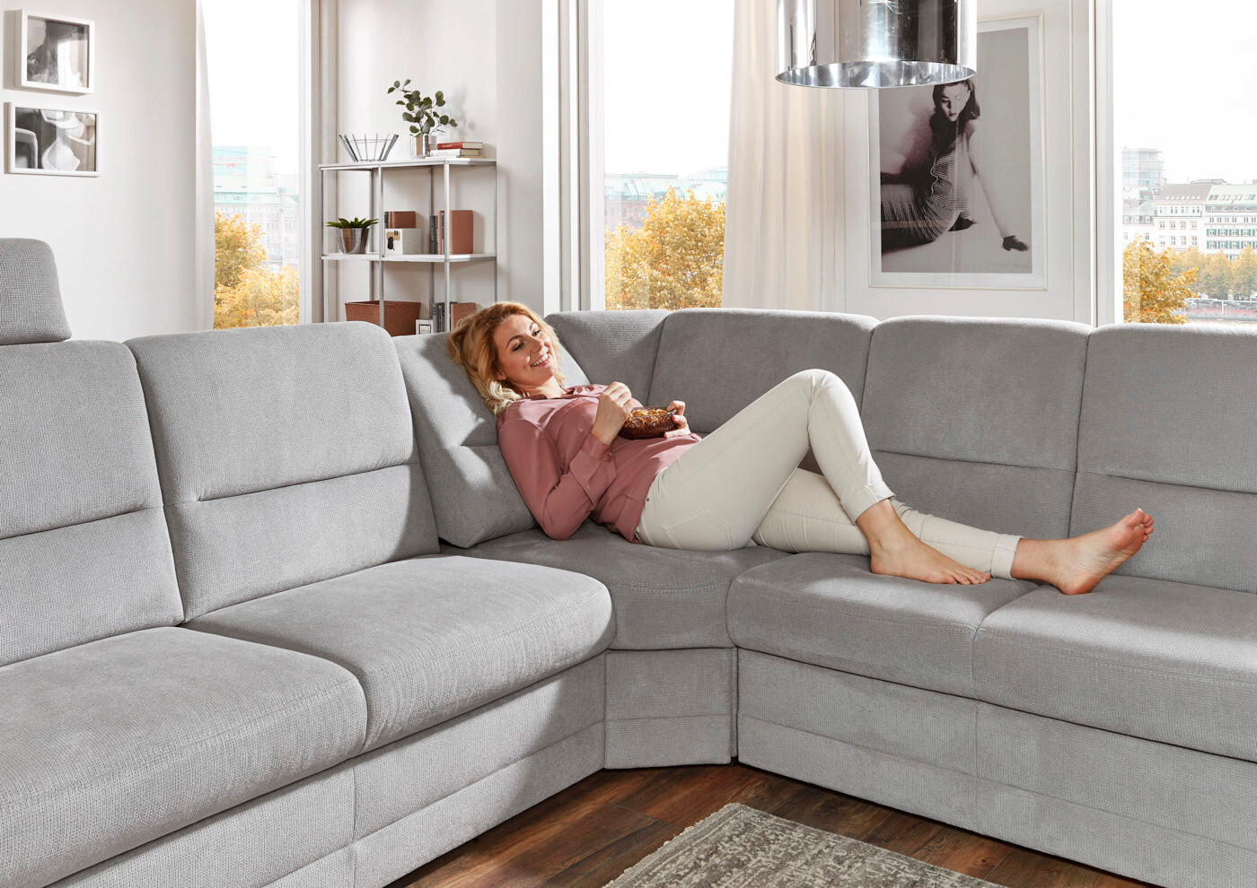 Wohnlandschaft Topasplan Q+ B/T: ca. 228x160 cm