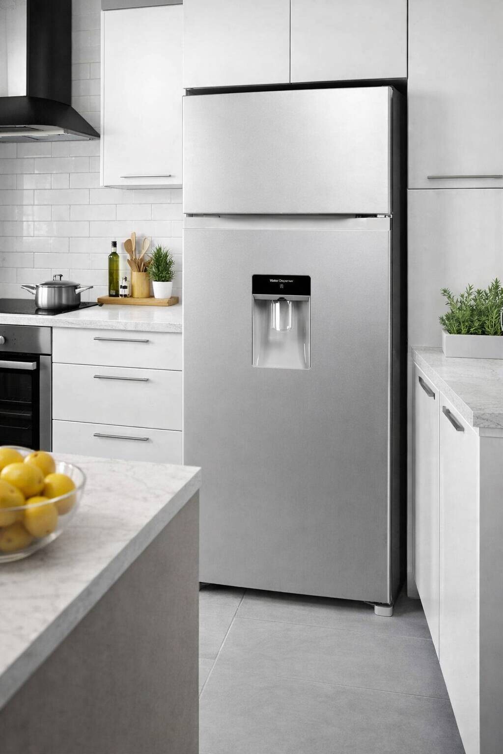 POCOline Kühl-/Gefrierkombination KGK 143-211DSIWD silber B/H/T: ca. 54x142,8x55,1 cm