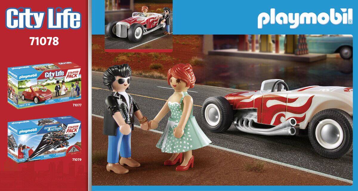 Playmobil City Life Starter Pack Hot Rod 71078