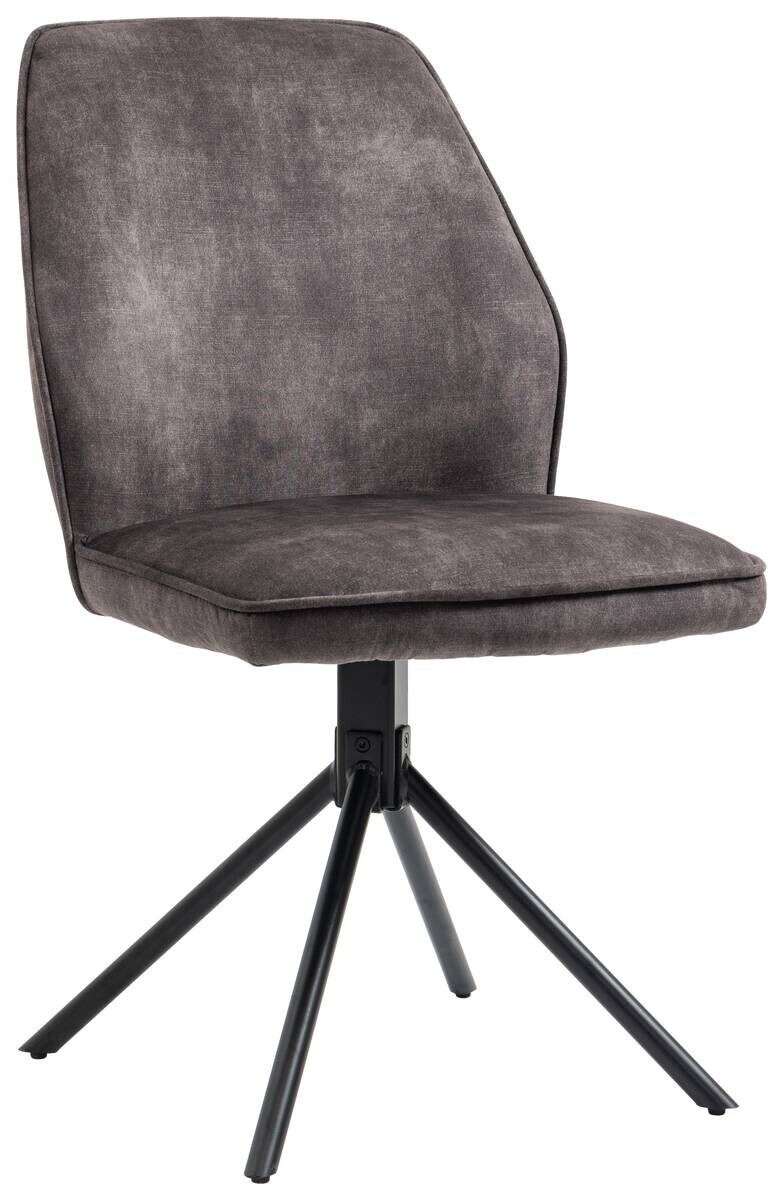 Stuhl Mailand anthrazit Microfaser