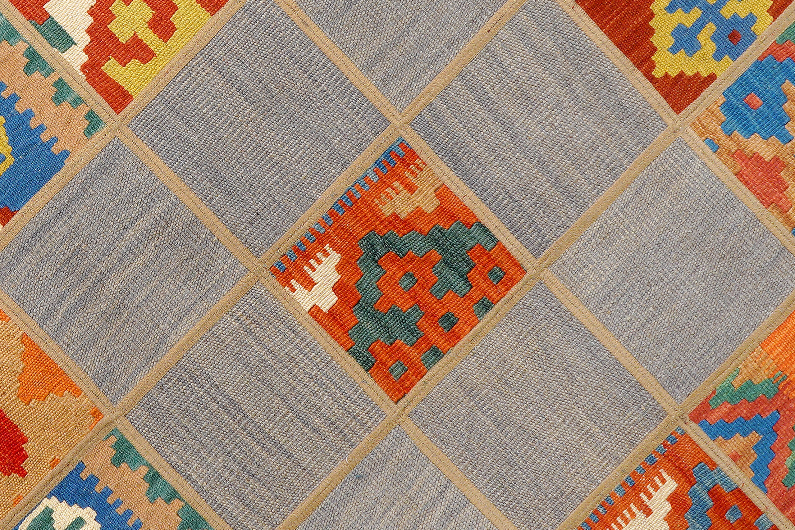 PersaTepp Teppich Kelim Tekkehdouz bunt B/H/L: ca. 150x1x200 cm