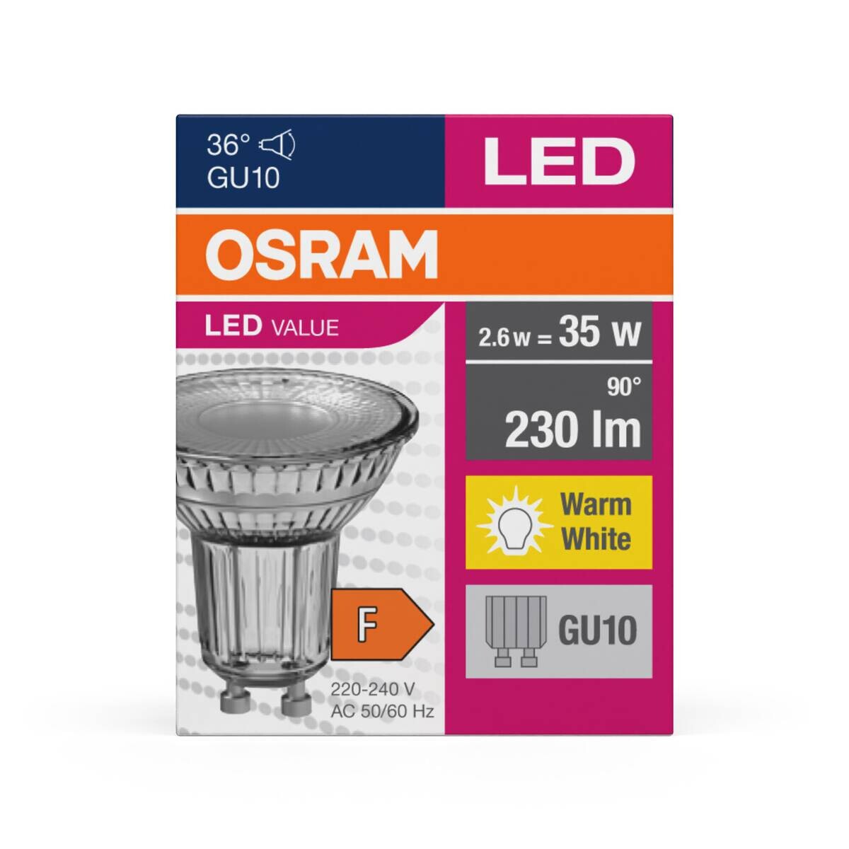 OSRAM Reflektorlampe AC45691 GU10