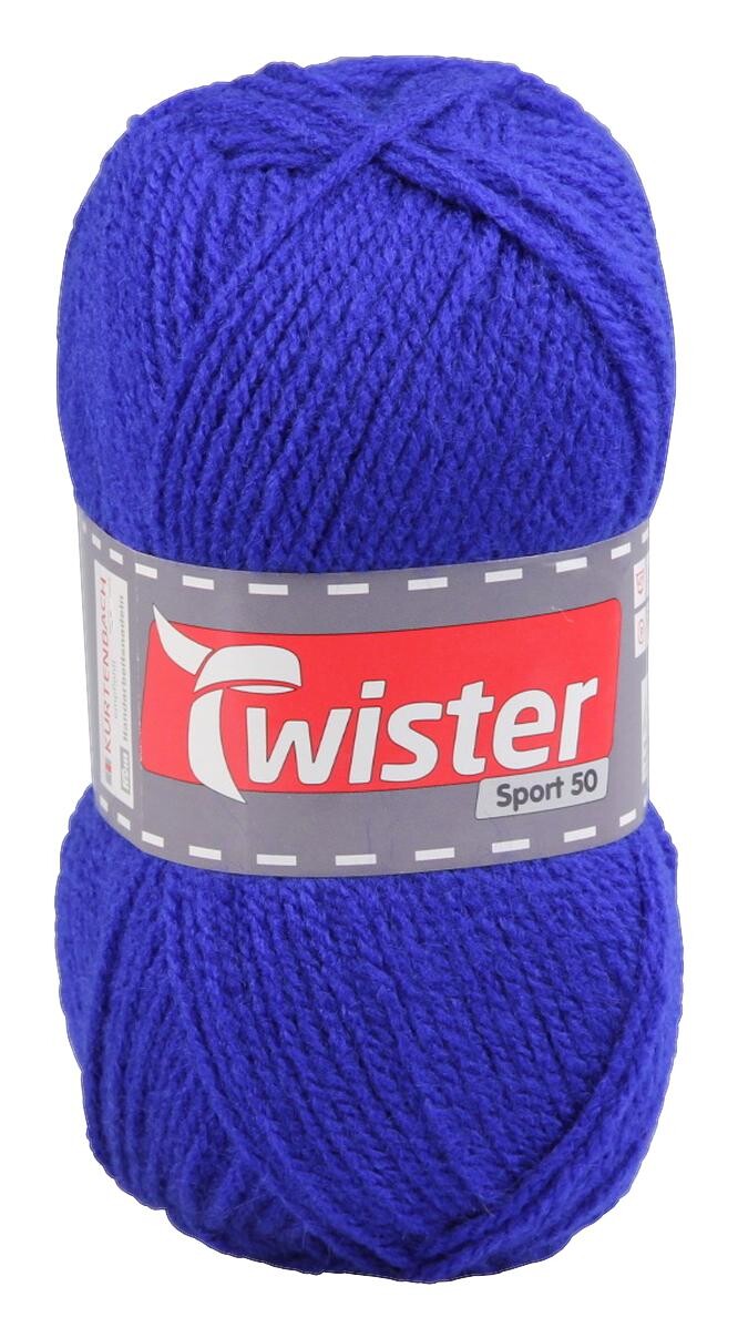 Twister Handstrickgarn Twister Sport uni royal L: ca. 15000 cm