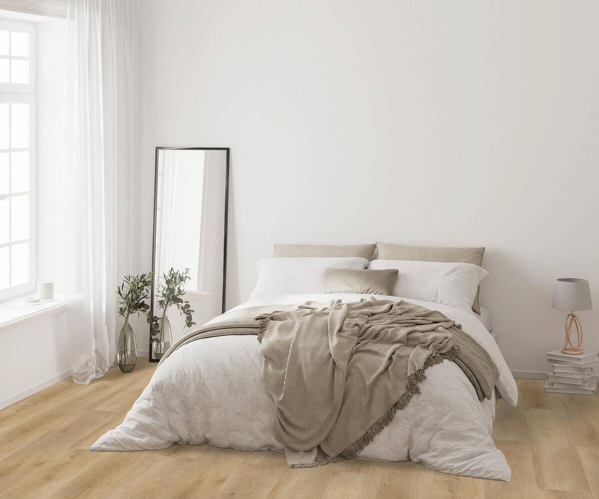 Click-Vinylboden Buchrasen ca. 2,782 m² im Paket B/L: ca. 22,8x122 cm pro Paket