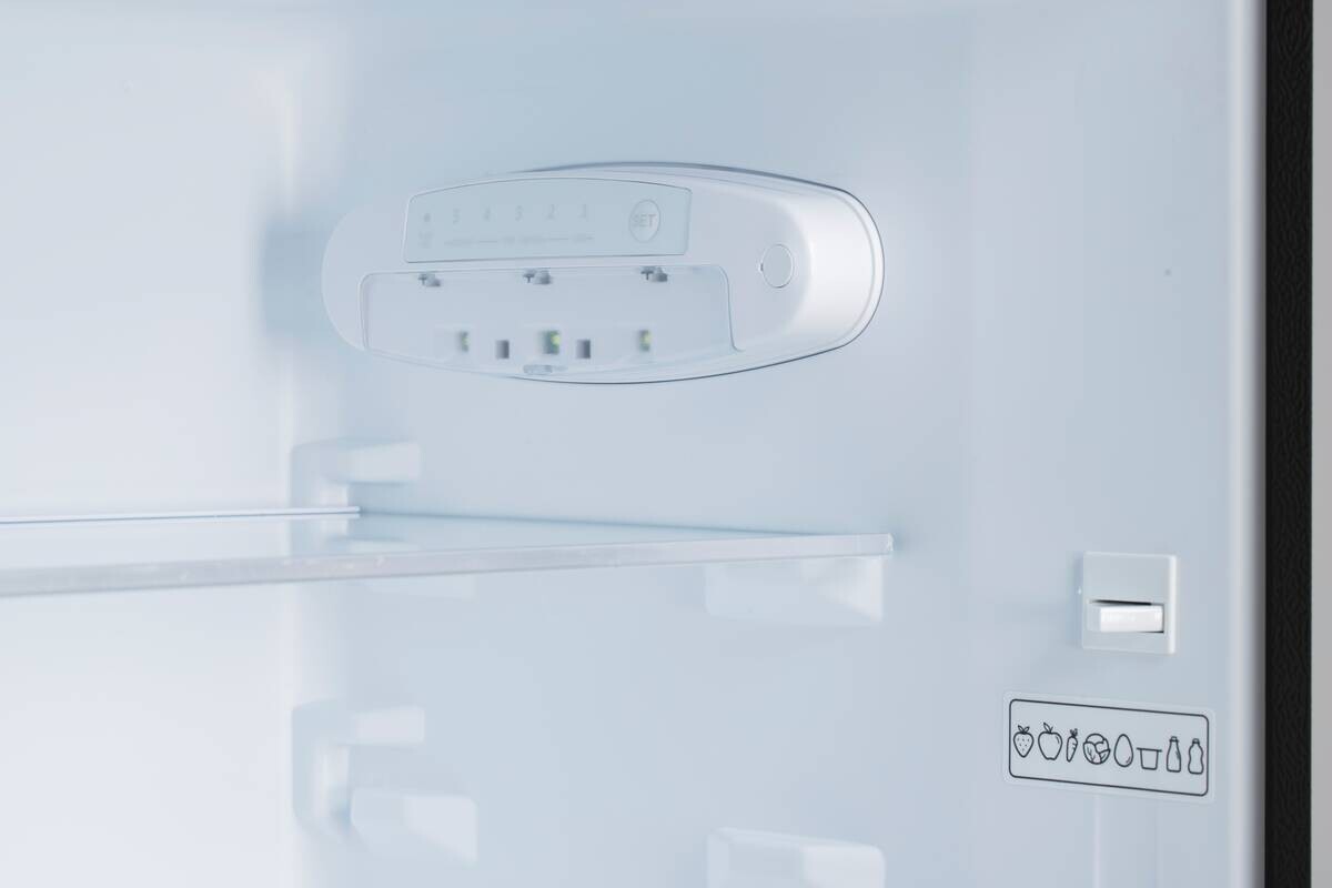 POCOline Kühl-/Gefrierkombination KGK 144-157 CIX Inox B/H/T: ca. 47x144x50 cm