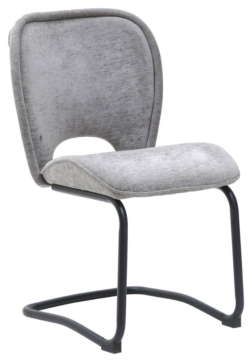 Schwingstuhl Maja grau Microfaser B/H/T: ca. 63x88x52,5 cm