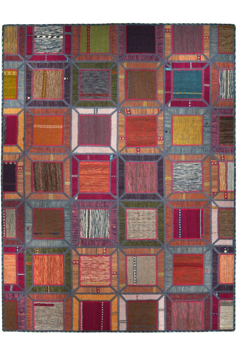 PersaTepp Teppich Kelim Tekkehdouz bunt B/H/L: ca. 150x1x200 cm PersaTepp Teppich Kelim Tekkehdouz bunt B/H/L: ca. 150x1x200 cm