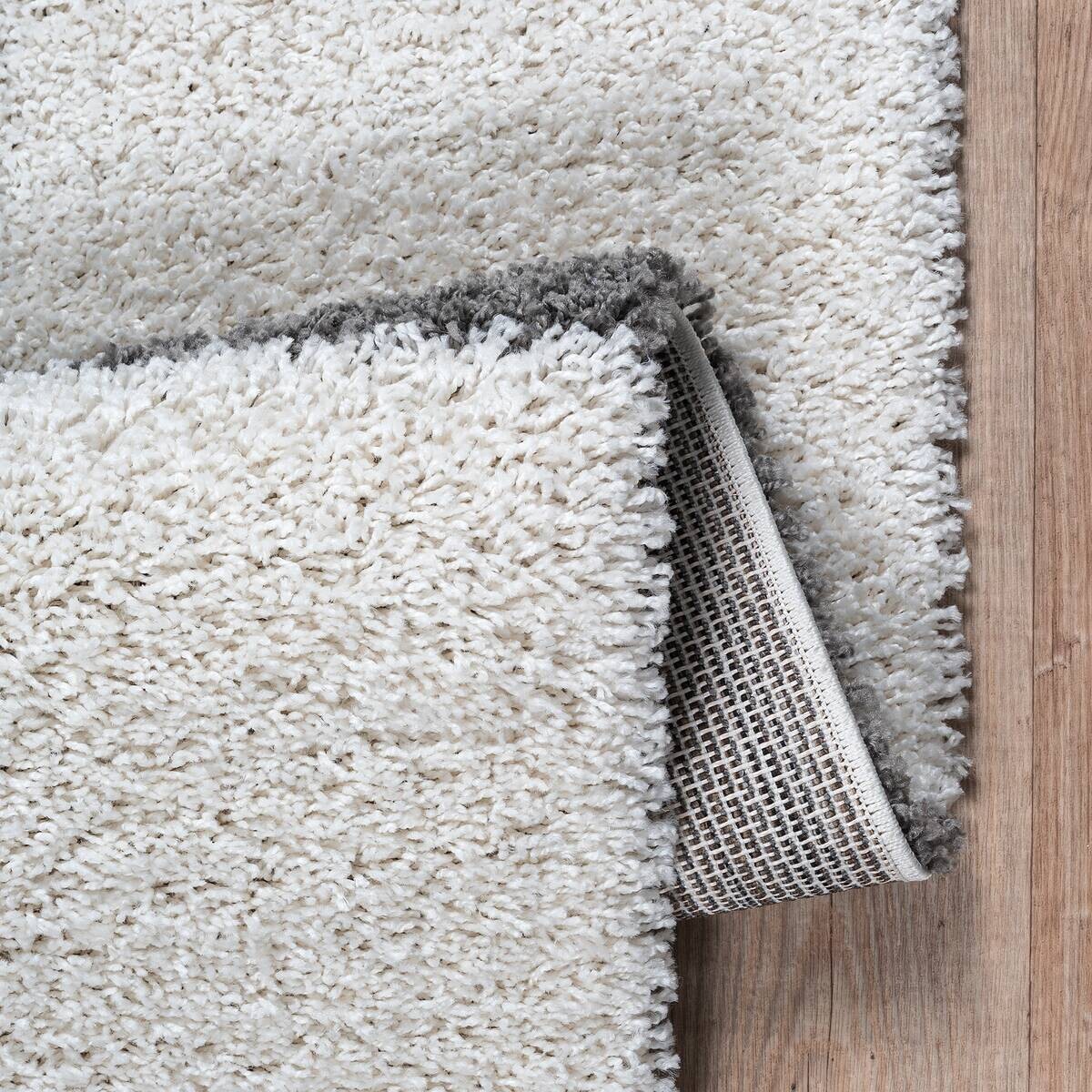 Sanat Hochflorteppich MILANO grau D: ca. 120 cm