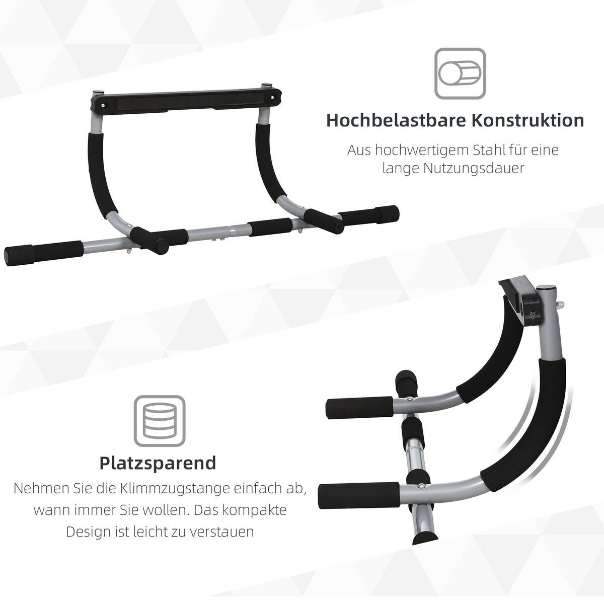 HOMCOM Fitness-Zubehör schwarz Polypropylen B/H/L: ca. 40x92x17 cm