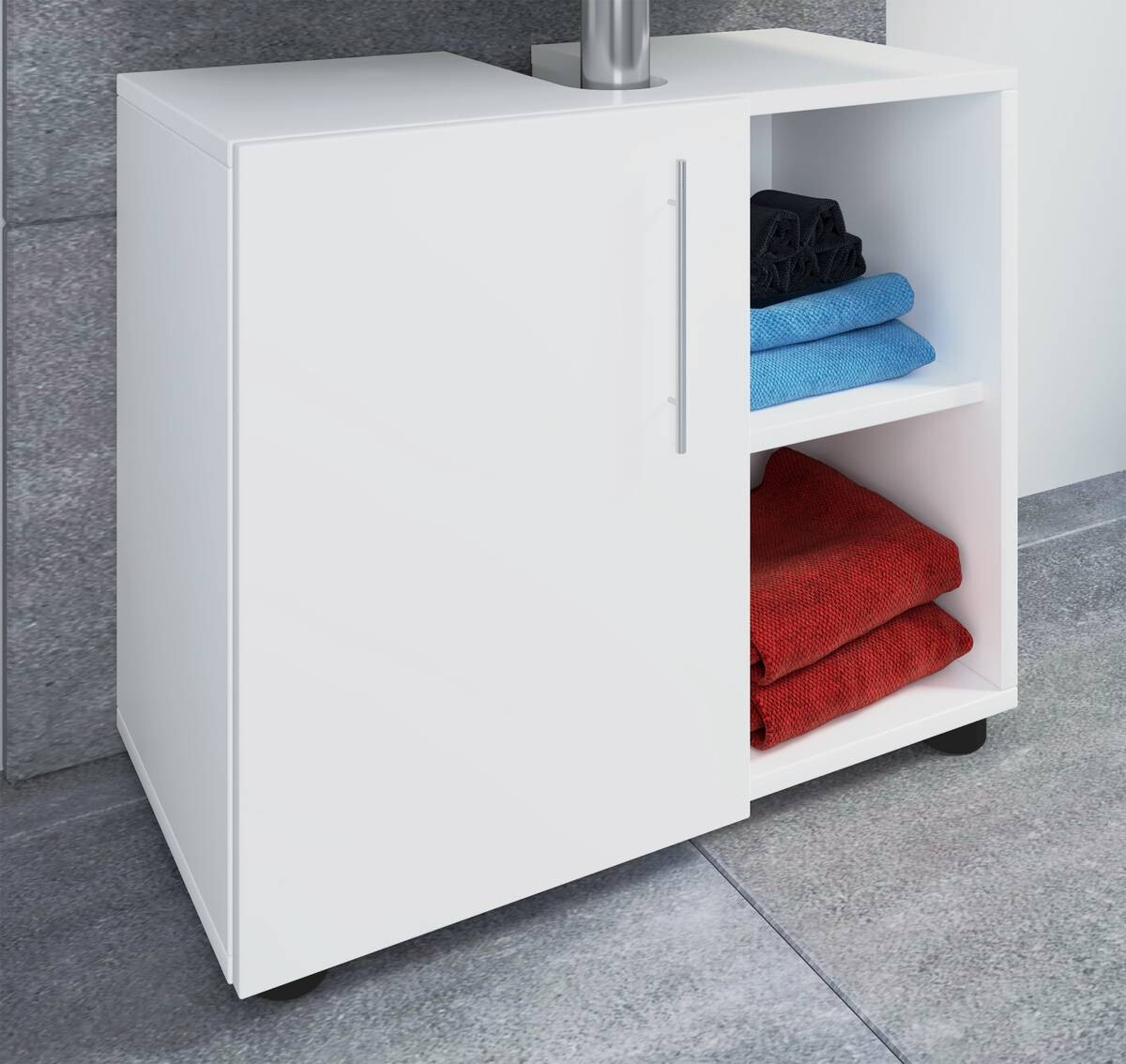 Unterschrank Flandu weiß B/H/T: ca. 60,2x50,7x29,6 cm