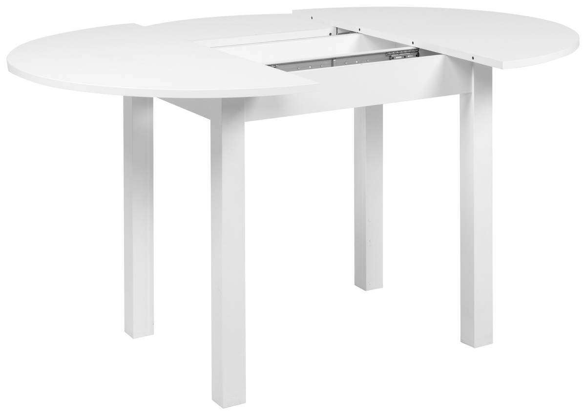 Esstisch Coburg weiß B/H/T/D: ca. 100x76x100x100 cm