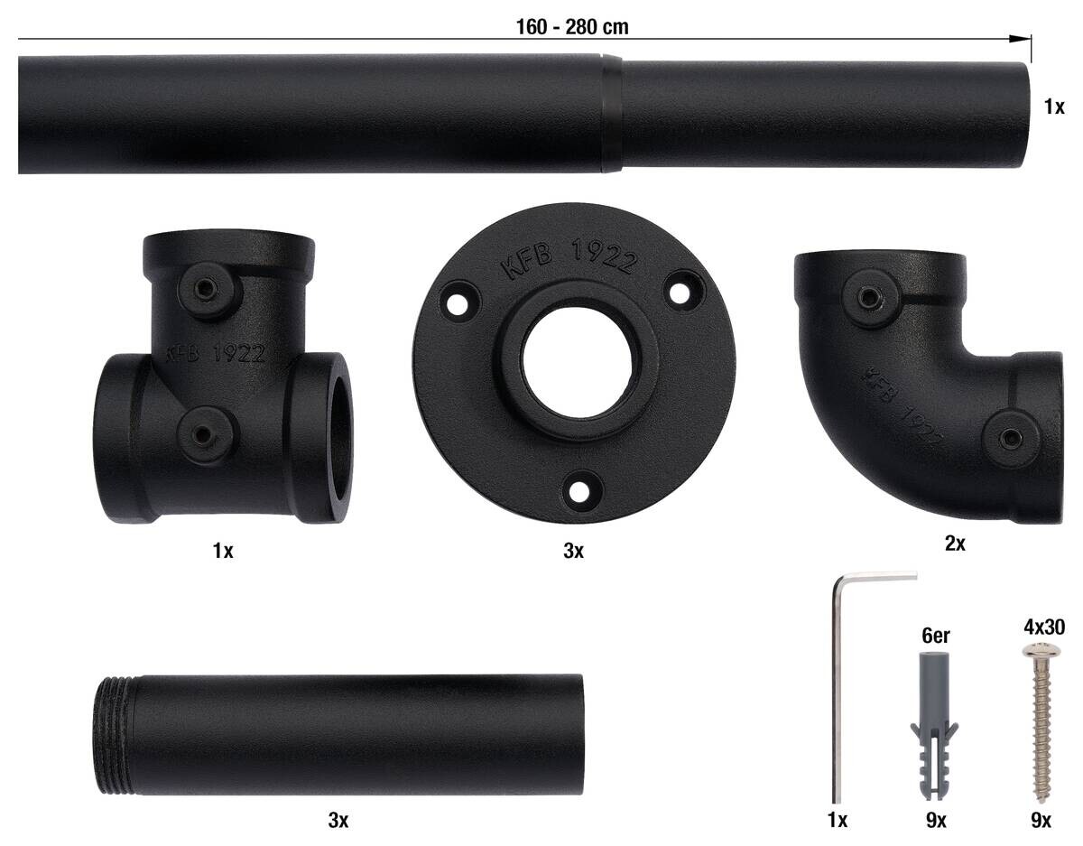 ondeco Stilgarnituren Industrial-Look