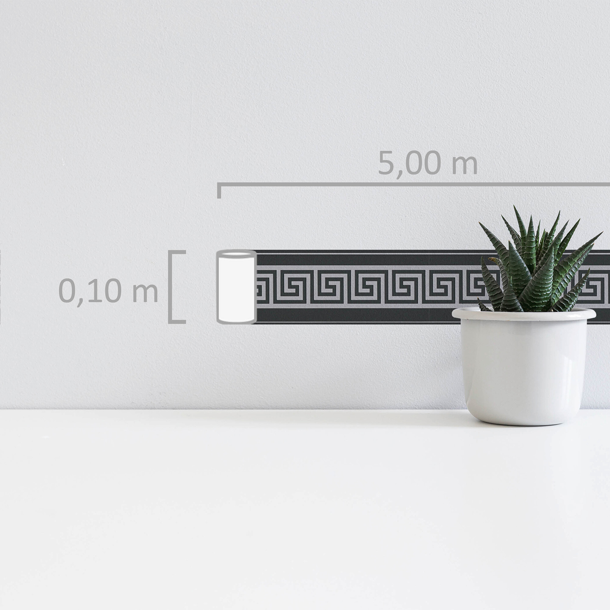 A.S.Creation Bordüre B/H/D: ca. 10x500x9,5 cm