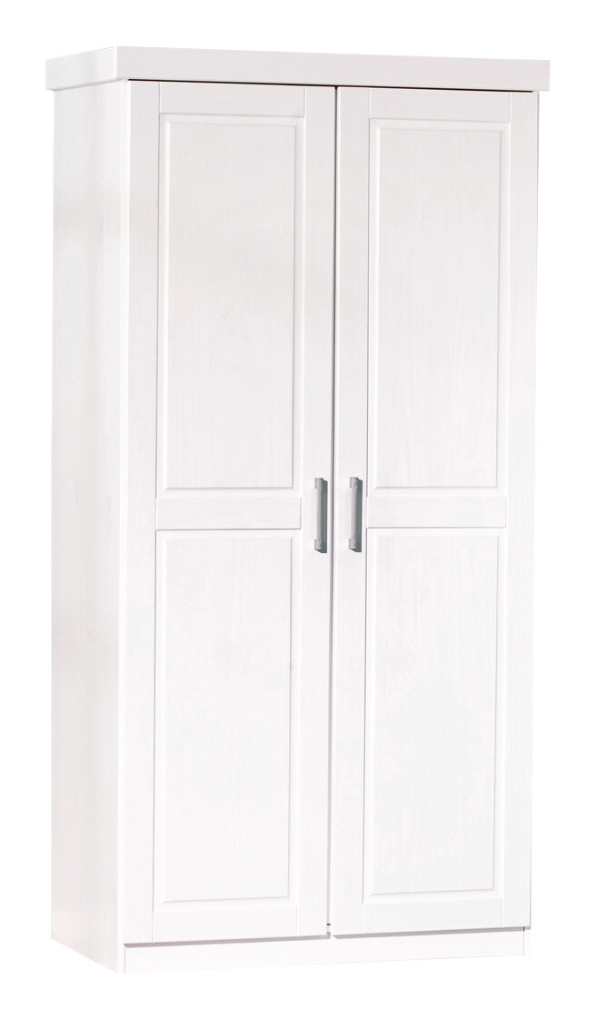 Kleiderschrank Hakon weiß B/H/T: ca. 95x190x55 cm