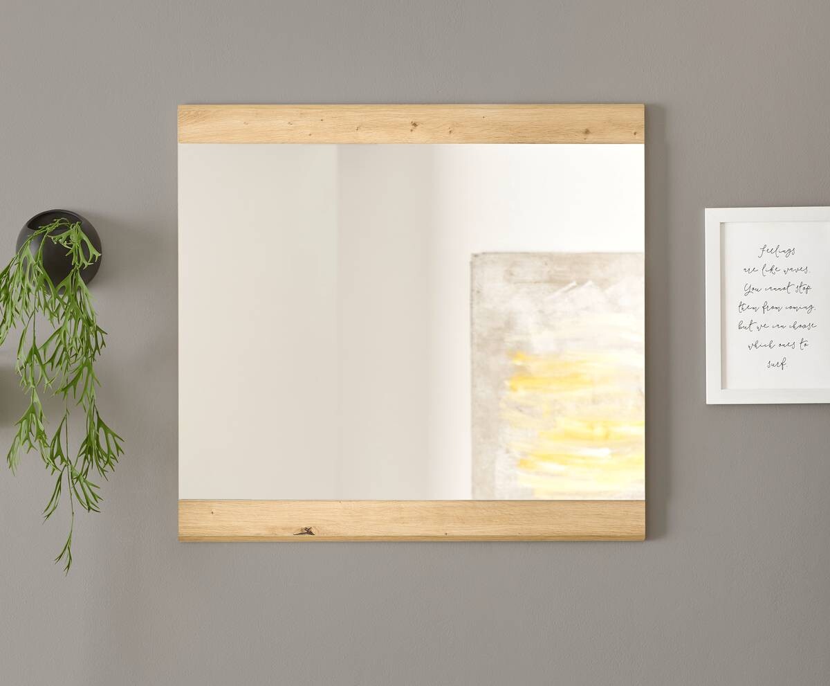 Wandspiegel Nola Eiche Artisan Nachbildung B/H: ca. 80x75 cm