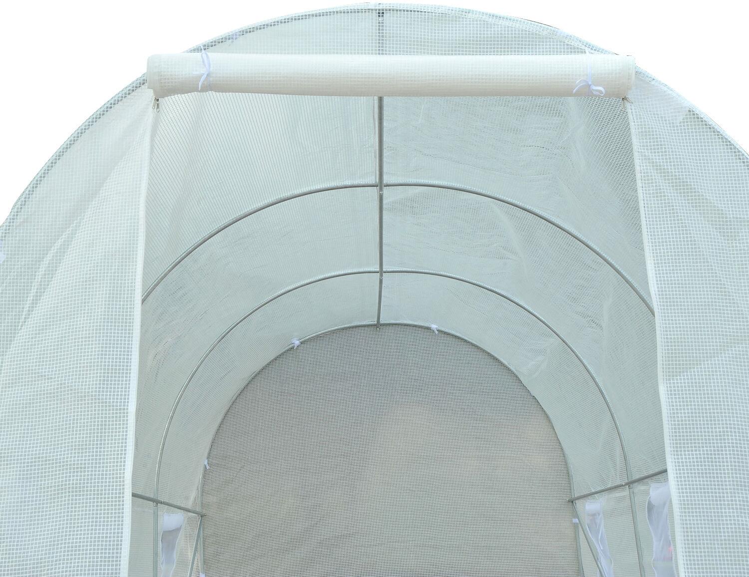 Outsunny Foliengewächshaus B/H/L: ca. 200x200x450 cm