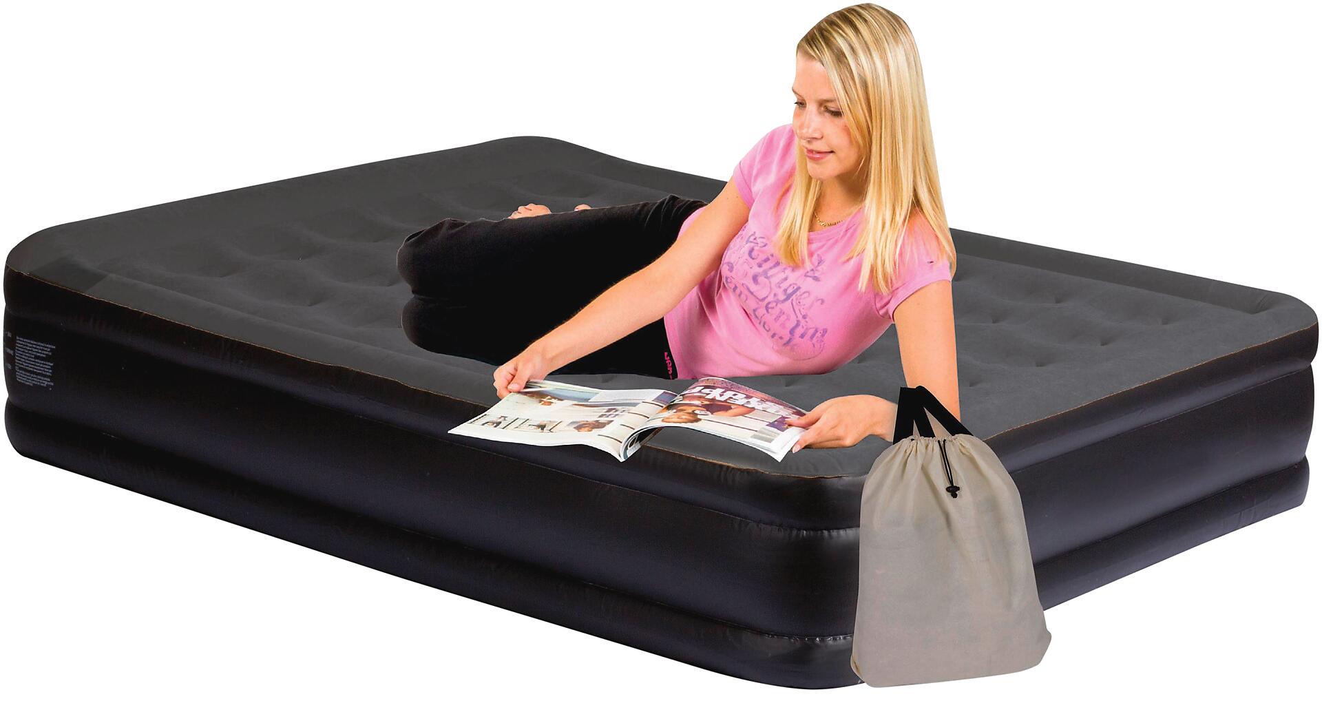 Happy People Luftbett anthrazit B/H/L: ca. 157x47x203 cm