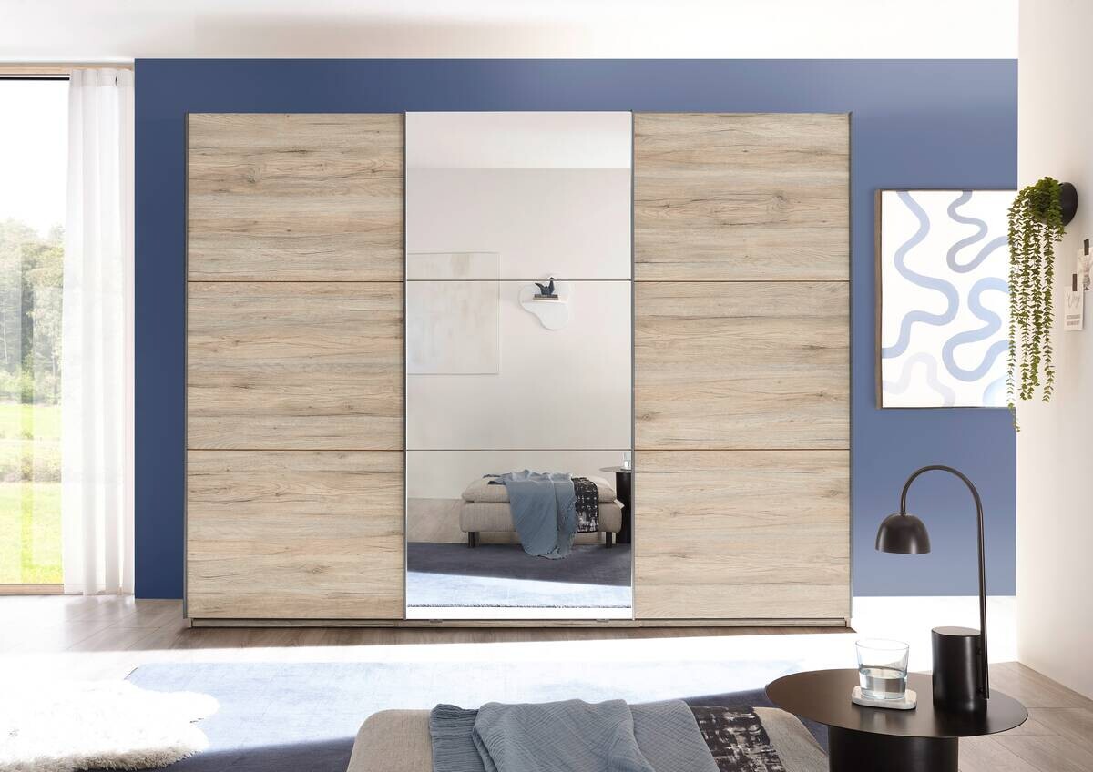 Schwebetürenschrank Bravo Eiche San-Remo Nachbildung B/H/T: ca. 270x210x60 cm