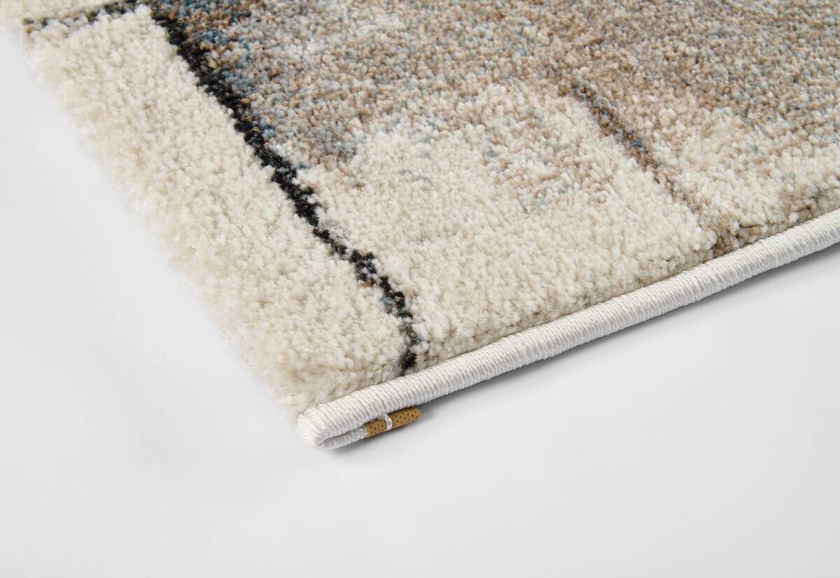 Webteppich Rio beige-grau B/L: ca. 80x150 cm