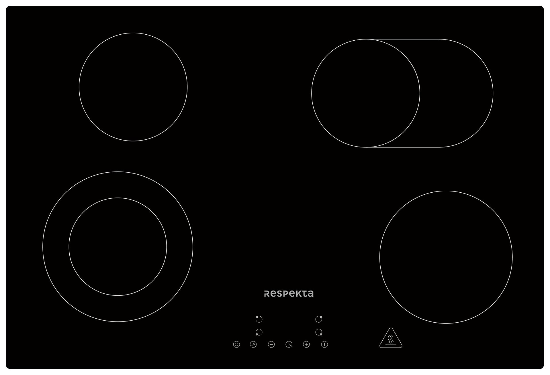 Respekta Küchenblock Amanda Beton Optik B/H/T: ca. 280x200x60 cm