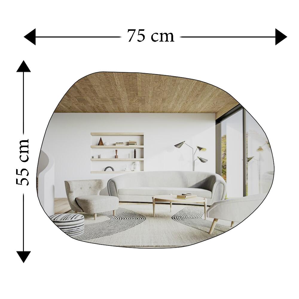 moebel17 Wandspiegel Liora B/H/T: ca. 55x75x2,2 cm