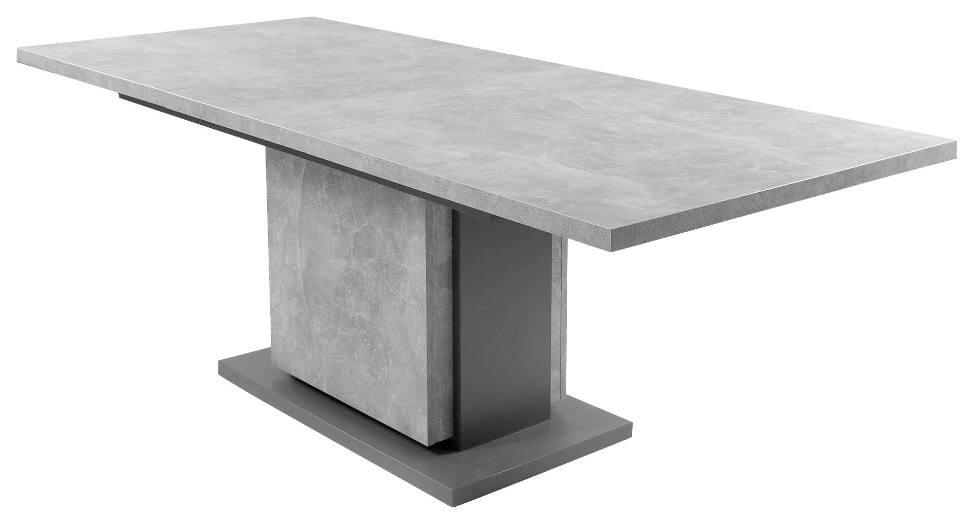 Tisch BRITTA Beton Optik anthrazit B/H/T: ca. 160x75x90 cm