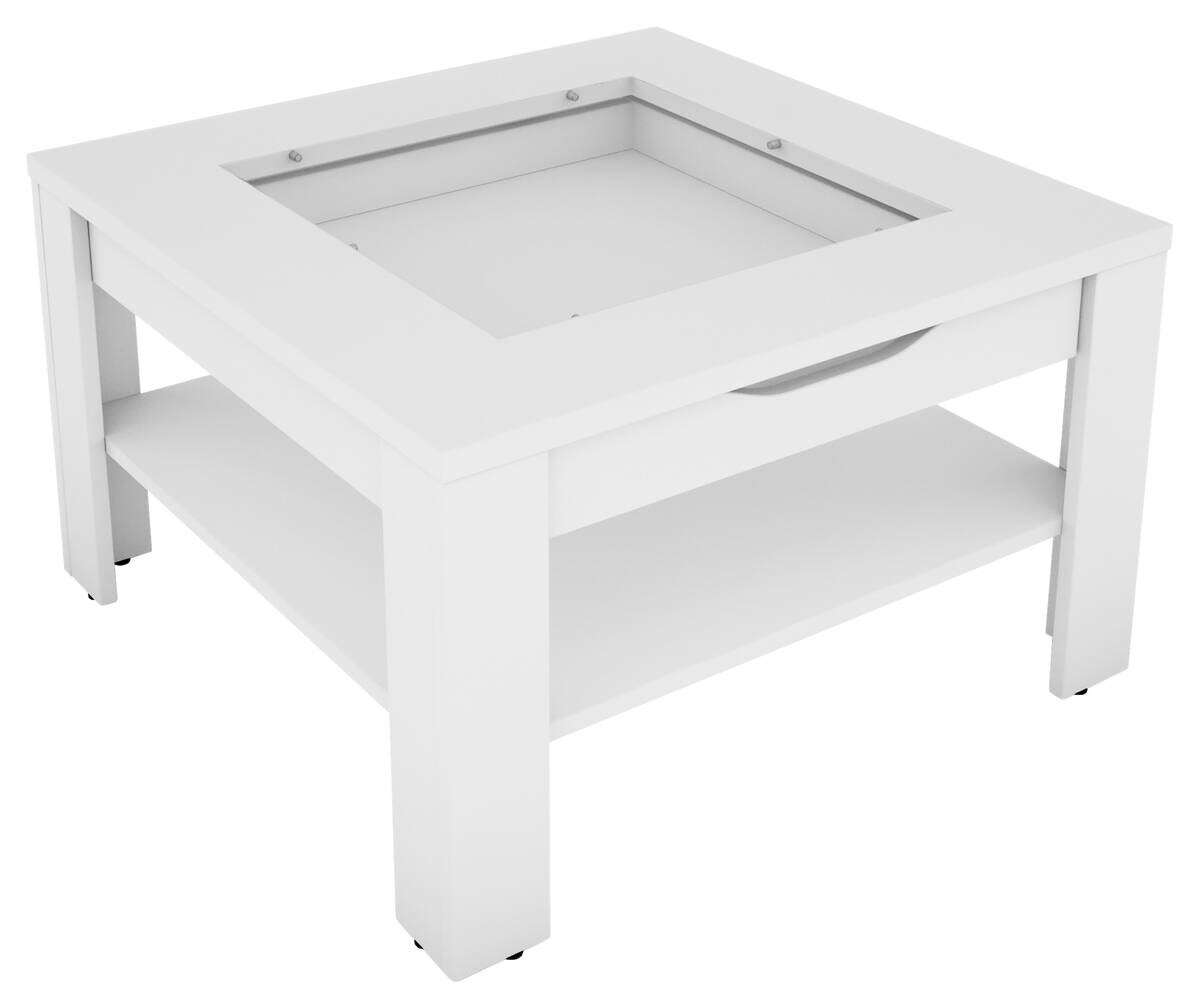 byLIVING Couchtisch RALPH weiß B/H/T: ca. 67x43x67 cm