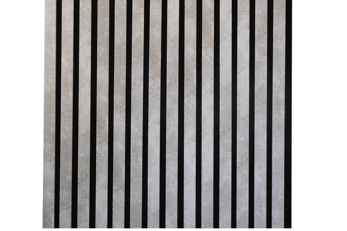 Akustikpaneel Travertin grau L/B/H: ca. 1,9x56,1x240 cm pro Stück